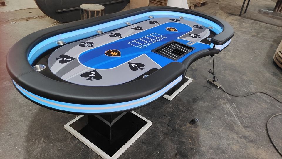 10-Player Casino LED Table, 96 inch