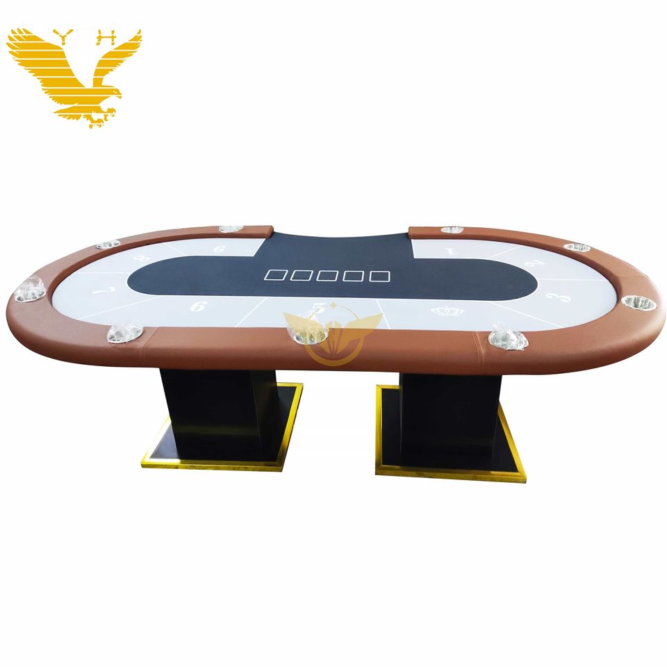 YH 10-Person LED Poker Table